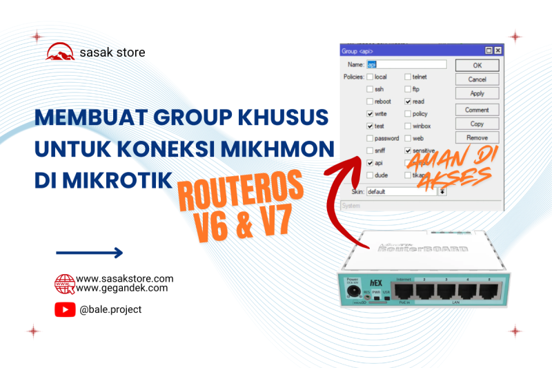 Optimalkan Keamanan: Cara Membuat Group Khusus untuk Koneksi MikhMon di MikroTik