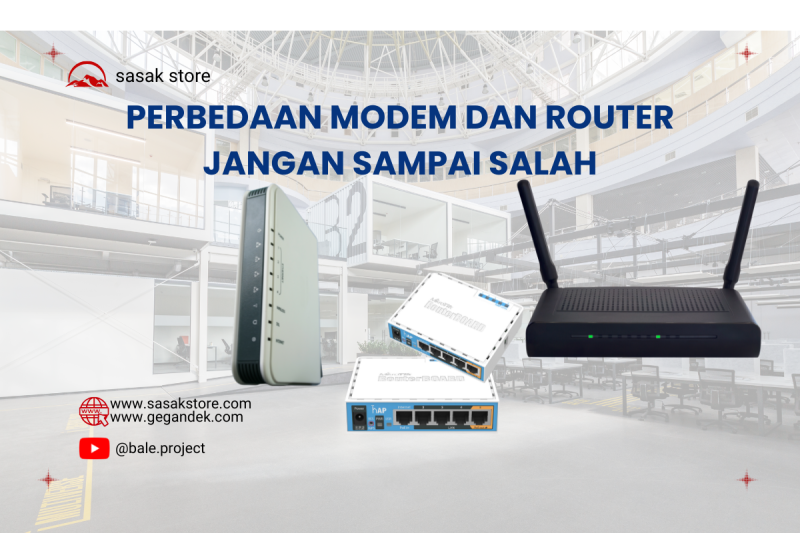 Memahami Perbedaan Modem dan Router: Jangan Sampai Salah, Ini Panduan Lengkapnya!